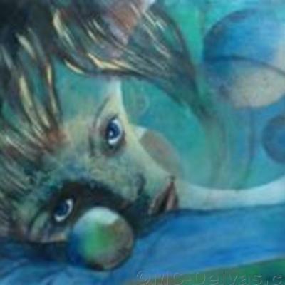 enfant cosmos (46x38)