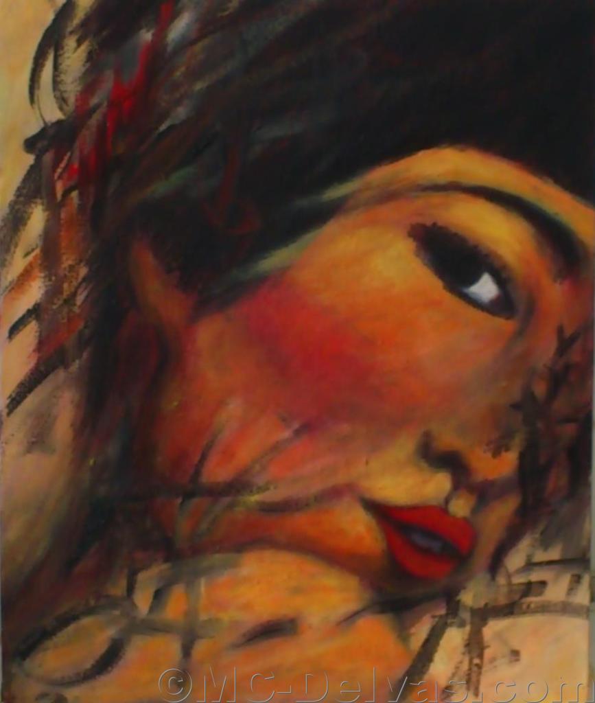 l'Asiatique (46x38)