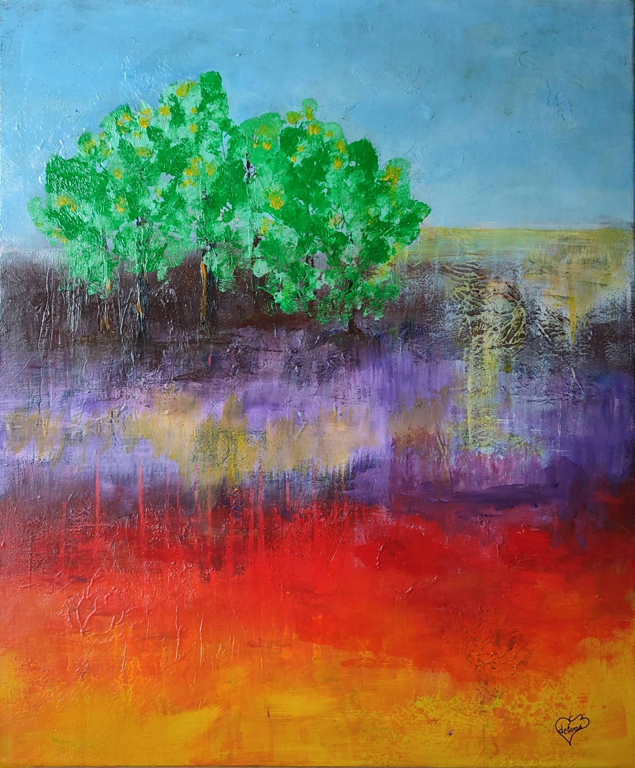Le sud 65x54 cm